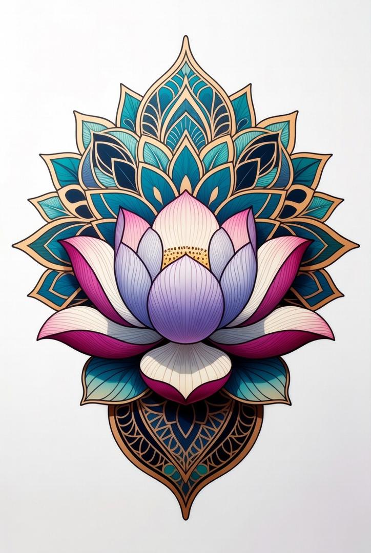 Tattoo Idea For Purity, Rebirth, and Spiritual Enlightenment Ds. Store