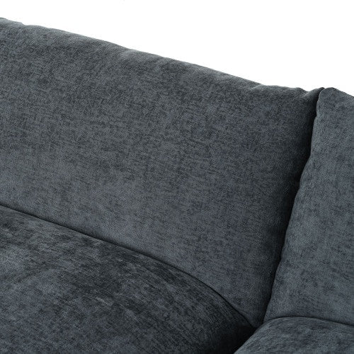 115.5 Modular Deep Gray Sectional Sofa pulchranaturals